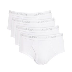 Alfani Briefs Mens XL‎ White 100% Cotton Underwear 4-Pack NEW
